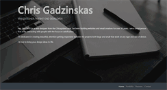 Desktop Screenshot of chrisgadzinskas.com